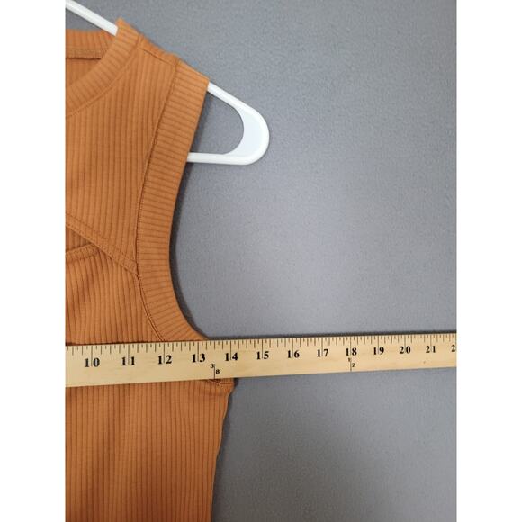 TEREA Women's Ava Cutout Tank Top Adobe Size Small - Picture 6 of 7